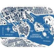 Frukostbricka Stockholm Blå